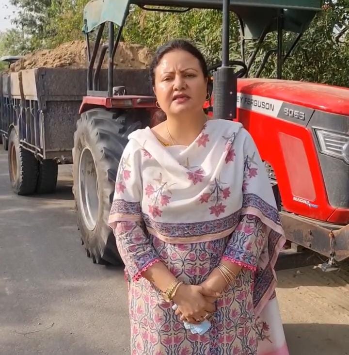 Mining mafia active in Garhshankar, illegal soil mafia business is going on fearlessly: Nimisha Mehta.